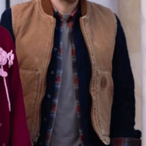 Brett Navson Denim Vest – Inspired by Grosse Pointe Garden Society Style