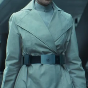 Denise Gough Inspired White Cotton Coat