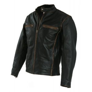 BIKER MOTORCYCLE FADED SEAMS VINTAGE LEATHER JACKETS