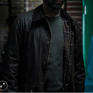 Urban Detective Black Cotton Jacket – Inspired by Noir Crime Thriller 2025