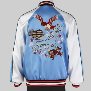 London Thor Inspired Blue Varsity Jacket