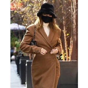 Kendall Jenner Street Wear Wool Coat