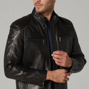 Luxe Moto Black Leather Jacket