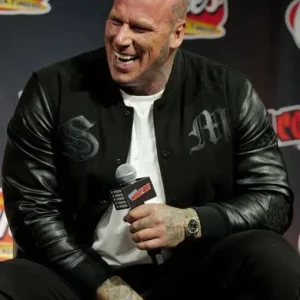 Mortal Kombat 2 Event Martyn Ford Black Varsity Jacket