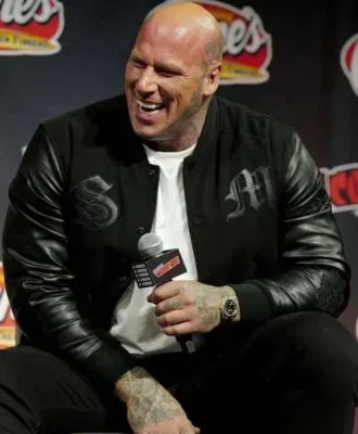 Mortal Kombat 2 Event Martyn Ford Black Varsity Jacket