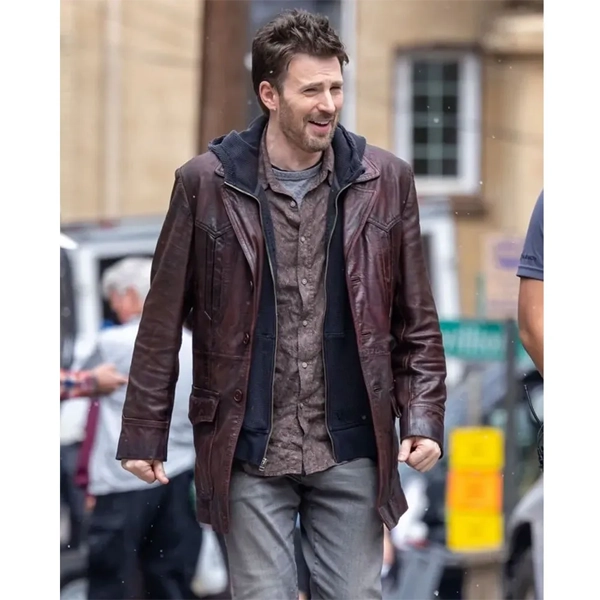 Red-One-Chris-Evans-Brown-Leather-Jacket