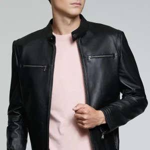 Sebastian Stylish Black Leather jacket