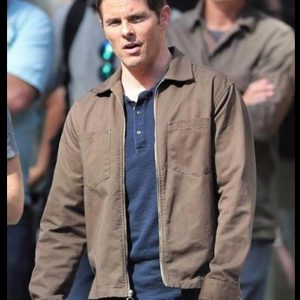 Sonic the Hedgehog James Marsden Brown Cotton Jacket