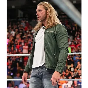 Edge WWE Green Leather Jacket