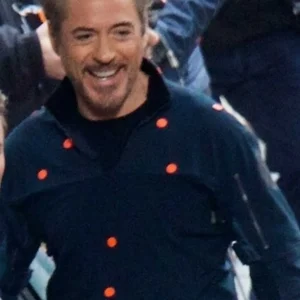 Tony Stark Avengers Endgame Blue Cotton Jacket