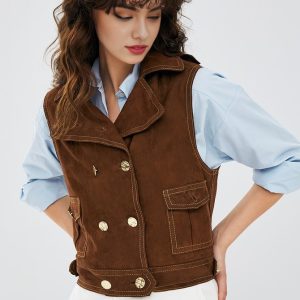 Brown Rio Vest For Women's